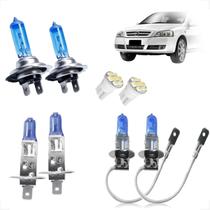 Kit de Lâmpadas Halógena Super Branca H7 H1 H3 Farol Baixo Alto e Milha Astra para 2003 a 2012