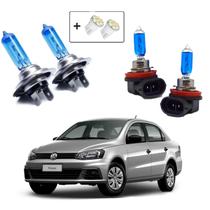 Kit de Lâmpadas Halógena Super Branca H7 H11 Farol Baixo e Milha Voyage G6 2015 2016 Kit de Lâmpadas Halógena Super Branca H7 H11 Farol Baixo e Milha Voyage G6 2015 2016