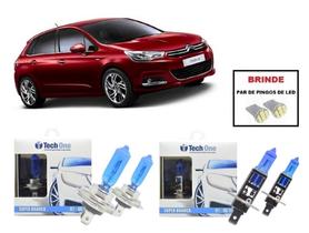 Kit de Lampadas Halogenas Modelo Super Branca para Farol Alto/Baixo para Citroen C4 Hatch Kit de Lampadas Halogenas Modelo Super Branca para Farol Alto/Baixo para Citroen C4 Hatch