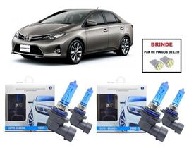 Kit de Lampadas Halogenas Modelo Super Branca para Farol Alto/BaixoToyota Corolla ano 2008 a 2016 Kit de Lampadas Halogenas Modelo Super Branca para Farol Alto/BaixoToyota Corolla ano 2008 a 2016