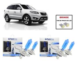 Kit de Lampadas Halogenas Super Branca para Farol Alto e Baixo com 8500K para Hyundai Santa Fe