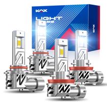 Kit de Lâmpadas LED para Carro KAX 2026 15X Mais Brilhante 150000 lm, Pacote com 4 Kit de Lâmpadas LED para Carro KAX 2026 15X Mais Brilhante 150000 lm, Pacote com 4
