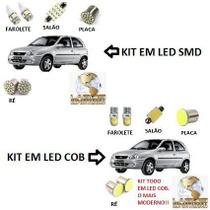 Kit de Lâmpadas LED para Corsa Hatch Wind Sedan Classic 1995 a 2010