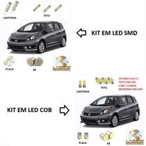 Kit de Lâmpadas LED para Honda Fit 2009 a 2014 - SMD e COB