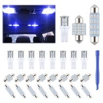 Kit de lâmpadas LED para interior de carro iFunyLED 24 unidades 194 T10 DE3175 578 Kit de lâmpadas LED para interior de carro iFunyLED 24 unidades 194 T10 DE3175 578
