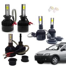 Kit de Lâmpadas Led Tech One 8000k Azulado Farol Alto Baixo e Milha Montana 2004 2005 2006 2007 2008 2009 2010 até 2013 Kit de Lâmpadas Led Tech One 8000k Azulado Farol Alto Baixo e Milha Montana 2004 2005 2006 2007 2008 2009 2010 até 2013