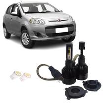Kit de Lâmpadas Led Tech One 8000k Azulado Farol Alto e Baixo Palio 2012 2013 2014