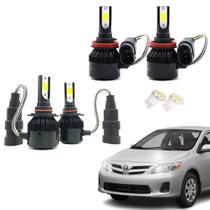 Kit de Lâmpadas Led Tech One 8000k Azulado Farol Baixo e Milha Corolla 2008 2009 2010 2011 2012 2013 Kit de Lâmpadas Led Tech One 8000k Azulado Farol Baixo e Milha Corolla 2008 2009 2010 2011 2012 2013
