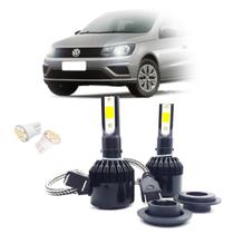 Kit de Lâmpadas Led Tech One 8000k Azulado Farol Duplo Baixo Gol G3 2000 2001 2002 2003 2004 2005