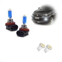 Kit de lâmpadas Super Branca Farol de Milha H8 para Fiat Mobi 2016 2017 2018 2019 2020