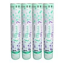 Kit de Lança Confete 30cm Chá Revelação É Menino ou Menina Cor Roxo - Escolha a Quantidade! Quantidade:4 Kit de Lança Confete 30cm Chá Revelação É Menino ou Menina Cor Roxo - Escolha a Quantidade! Quantidade:4