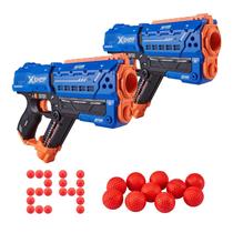 Kit de Lançadores Duplos XSHOT Chaos Meteor com 24 Dardos