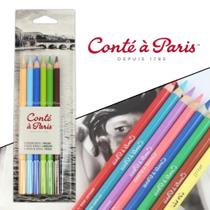 Kit de Lápis Conté a Paris Pastel Paisagem 6 Cores Ref.50113