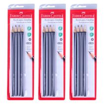 Kit de Lápis Grafite Faber-Castell Max Preto Nº2 com 12 Unidades Kit de Lápis Grafite Faber-Castell Max Preto Nº2 com 12 Unidades