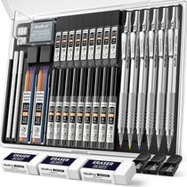 Kit de Lápis Mecânico de Metal Nicpro 35 Peças 0,5-2,0 mm Kit de Lápis Mecânico de Metal Nicpro 35 Peças 0,5-2,0 mm