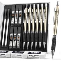 Kit de Lápis Mecânico Nicpro 0,9 mm com 6 Peças e Estojo de Metal Kit de Lápis Mecânico Nicpro 0,9 mm com 6 Peças e Estojo de Metal