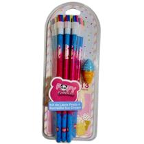 Kit de lapis preto e borracha ice cream - ff5508 - fofy Kit de lapis preto e borracha ice cream - ff5508 - fofy