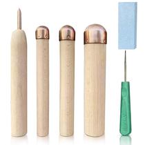 Kit de lascado de sílex Lowhigh com ferramentas de cobre para pontas de flecha Kit de lascado de sílex Lowhigh com ferramentas de cobre para pontas de flecha