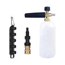 Kit De Lavadora De Alta Pressão Com Canhão De Espuma De 1L E 5 Bicos, Conexão Rápida De 1/4 Para