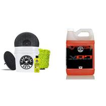 Kit de Lavagem Automotiva Chemical Guys CWS_808BK, Sabão 3,8 L