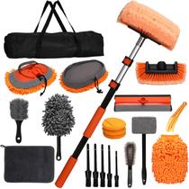 Kit de Lavagem Automotiva PuliKit 21 Peças com Cabo Extensor de 152 cm Kit de Lavagem Automotiva PuliKit 21 Peças com Cabo Extensor de 152 cm