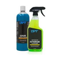 Kit de lavagem de carro Optimum No Rinse Wash and Shine 946 ml com limpador