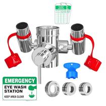 Kit de lavagem de olhos, estação de emergência montada na torneira TidyFriend