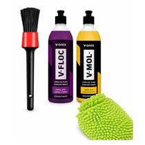 Kit de Lavagem Vonixx Shampoo V-Mol V-Floc Luva Microfibra Kit de Lavagem Vonixx Shampoo V-Mol V-Floc Luva Microfibra