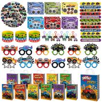 Kit de Lembrancinhas Actilize Monster Truck com 122 Peças para 12 Crianças Kit de Lembrancinhas Actilize Monster Truck com 122 Peças para 12 Crianças