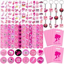 Kit de Lembrancinhas de Festa Princesa Rosa Pink - 72 Tatuagens