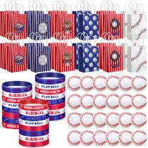 Kit de Lembrancinhas de Festa ShinyRelief com 72 Peças Tema Baseball com Sacolas Kit de Lembrancinhas de Festa ShinyRelief com 72 Peças Tema Baseball com Sacolas