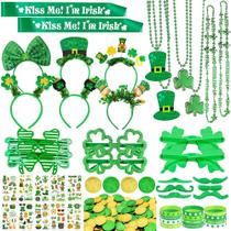 Kit de lembrancinhas para festa BesGlin 168 peças para o Dia de São Patrício Kit de lembrancinhas para festa BesGlin 168 peças para o Dia de São Patrício