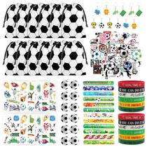 Kit de lembrancinhas para festa de futebol LaJasya com 122 peças e sacolas com cordão Kit de lembrancinhas para festa de futebol LaJasya com 122 peças e sacolas com cordão