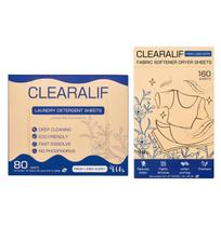 Kit de lençóis de detergente para roupa Clearalif All in One 160 Loads