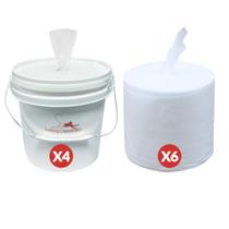 Kit de Lenços Secos para Limpeza de Superfícies Monkey Movement 7200 Lenços Kit de Lenços Secos para Limpeza de Superfícies Monkey Movement 7200 Lenços