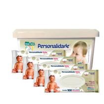 Kit de Lenços Umedecidas Personalidade Baby 520 Unidades