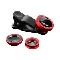 Kit De Lentes Macro Fisheye De Ângulo Largado 0.67X Com Clip Para iPhone E Smartphones Xiaomi