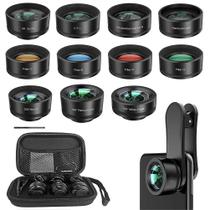 Kit de Lentes para Cámara de Teléfono Yoidesu 11 en 1 para iPhone y Android