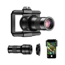 Kit De Lentes Telemacro Universal 2 Em 1 6X Telefoto 150mm Macro Para iPhone E Telefones Android