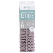 Kit de Letras cinza para Letterboard DCWV - 5,1cm - 148 unidades