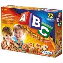 Kit de letras em madeira com 72 peças - xalingo - 52665