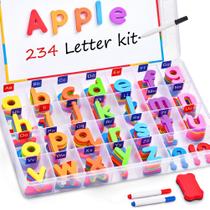 Kit de letras magnéticas JoyCat Classroom 234 unidades com placa magnética