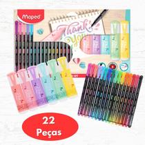 Kit De Lettering Maped Com 22 Peças