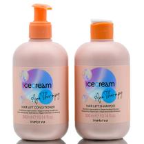 Kit de lifting de cabelo Inebrya Ice Cream Age Therapy Shampoo e Condit