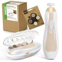 Kit de Lima Eléctrica para Uñas de Bebé Haakaa con Combo de 4 Almohadillas Kit de Lima Eléctrica para Uñas de Bebé Haakaa con Combo de 4 Almohadillas