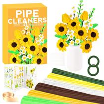 Kit de Limpadores de Cachimbo ZEIZHUBN com 270 Peças para Artesanato de Flores Kit de Limpadores de Cachimbo ZEIZHUBN com 270 Peças para Artesanato de Flores
