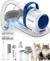 Kit de limpeza a vácuo para cabelo de gato oneisall 6 em 1 com escova e cortador