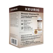 Kit de limpeza Brewer Keurig para manutenção com solução de descalcificação