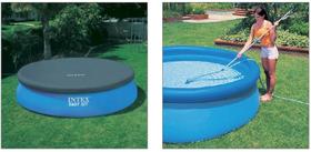 KIT DE LIMPEZA + CAPA 4,57 M INFLÁVEL Intex