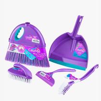 Kit de Limpeza CasaMia 5 Peças Multioso Roxo